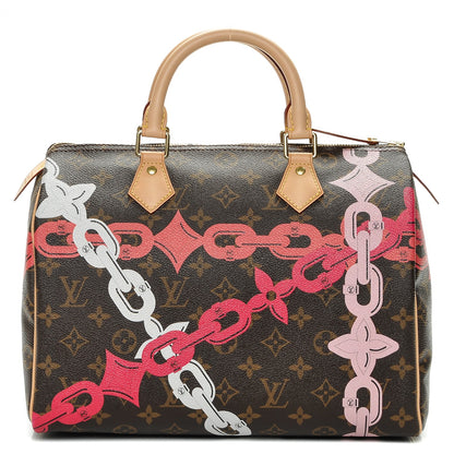 Louis Vuitton Monogram Bay Speedy 30 Rose Ballerine Poppy 1 of 6