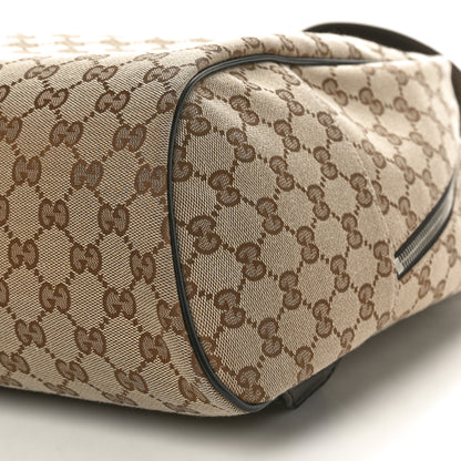 Gucci Monogram Travel Backpack Dark Brown 10 of 10