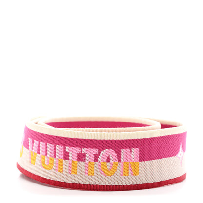 Louis Vuitton Jacquard Speedy Bandouliere 20 Shoulder Strap Fuchsia 2 of 3