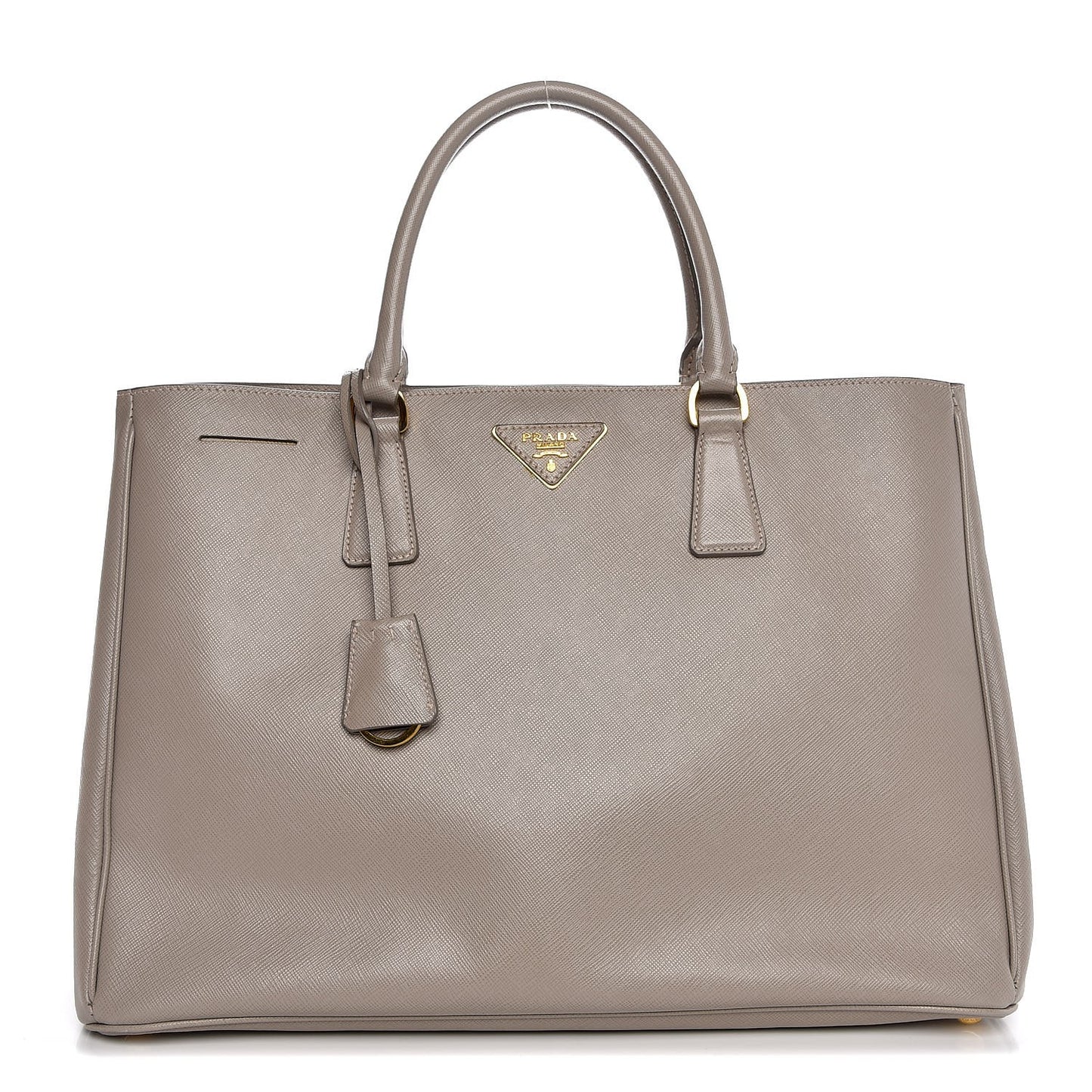 Saffiano Lux Medium Tote Pomice
