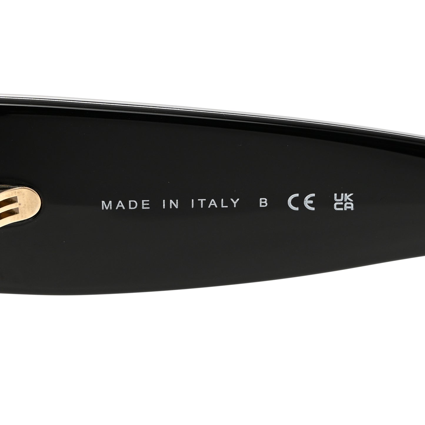 Acetate Pearl Rectangle Sunglasses 5480-H Black