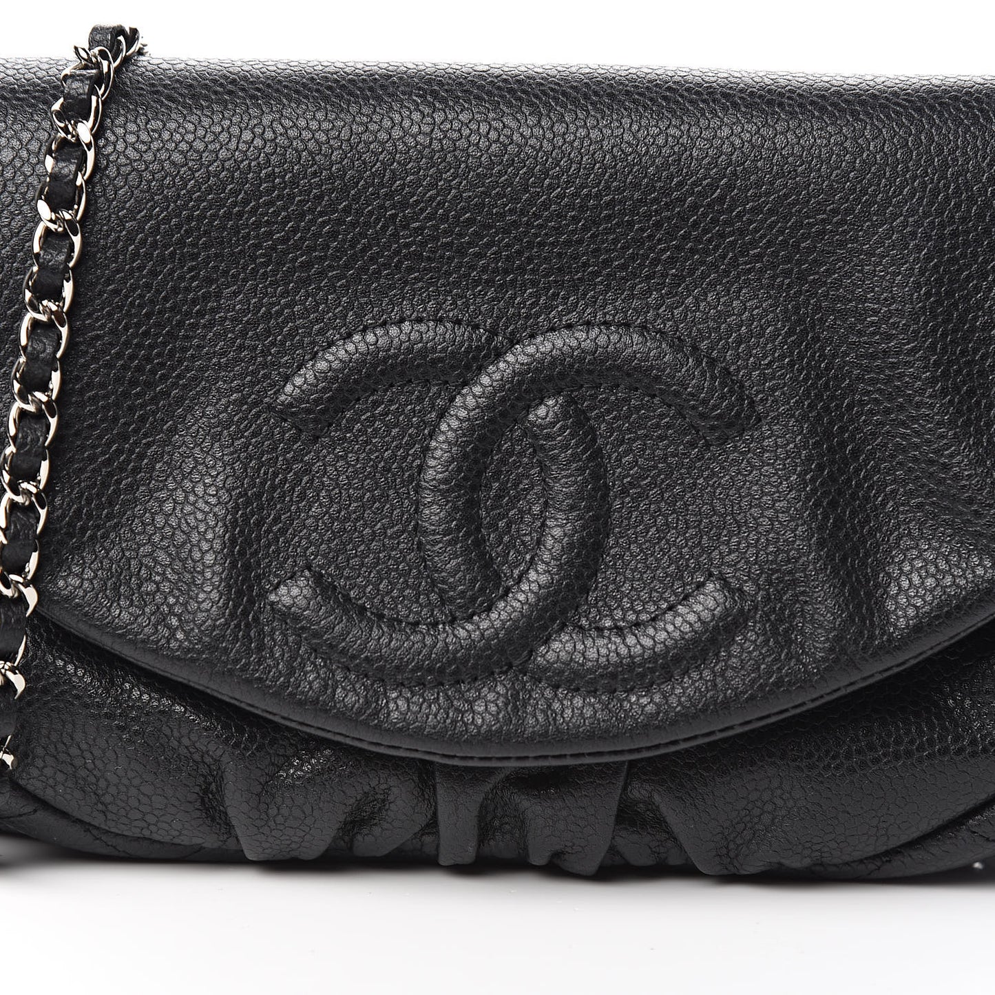 Caviar Half Moon Wallet On Chain WOC Black