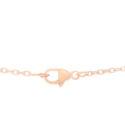 Hermes Lacquered Rose Gold Mini Pop H Pendant Necklace Black 3 of 4
