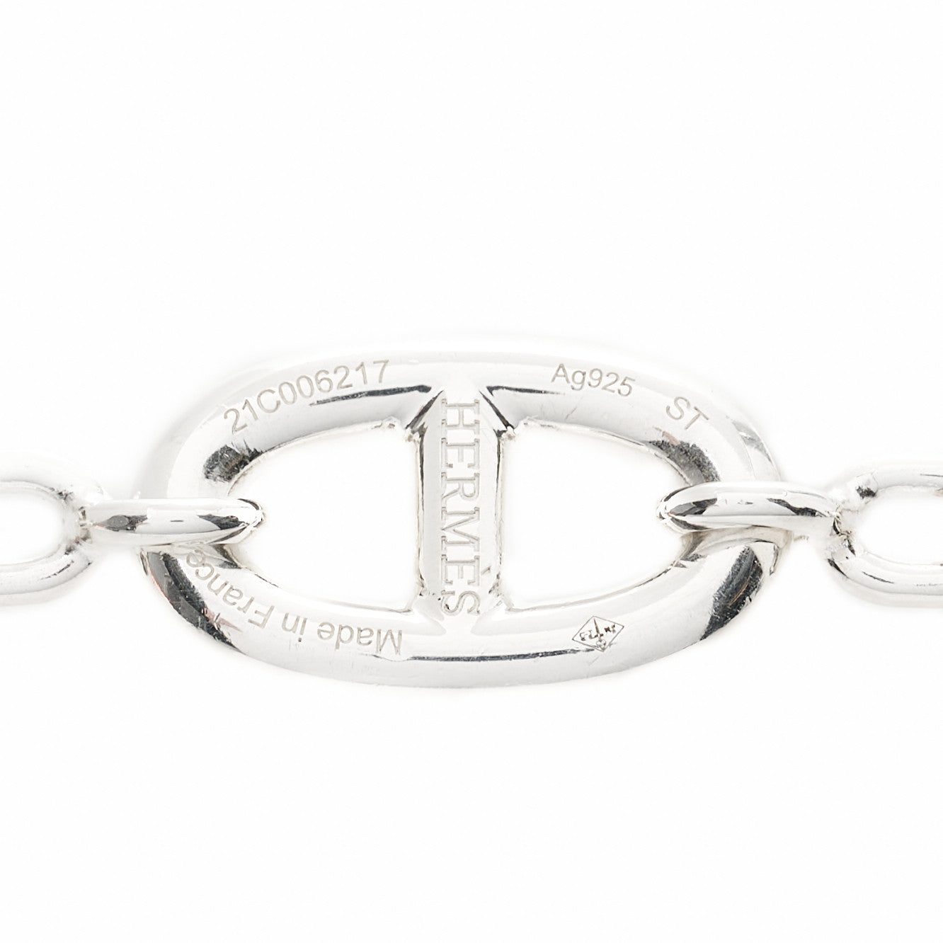 Hermes Sterling Silver Farandole Bracelet ST 3 of 4