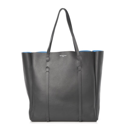 Balenciaga Veau Baltimore Double Sided Medium Everyday Tote Gris Fossile Bleu Turquoise 1 of 9