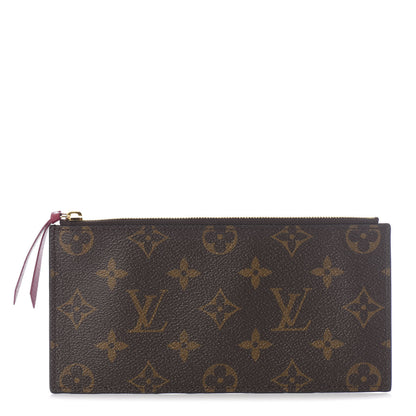 Louis Vuitton Monogram Felicie Chain Wallet Zippered Insert Fuchsia 1 of 6