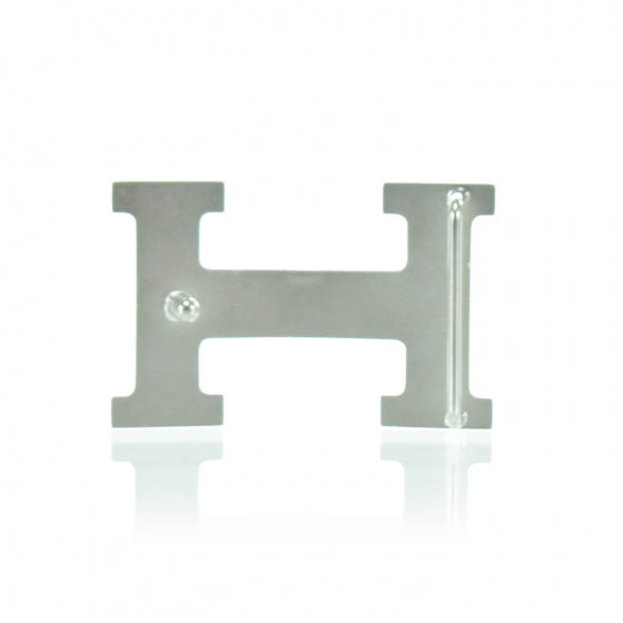 Palladium H Belt Buckle Silver