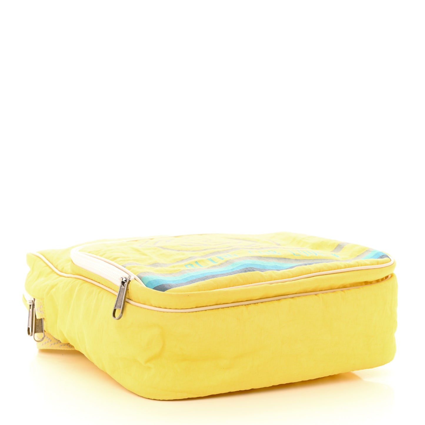 Nylon Twill Blind For Love Interlocking G Backpack Pastel Yellow Multicolor