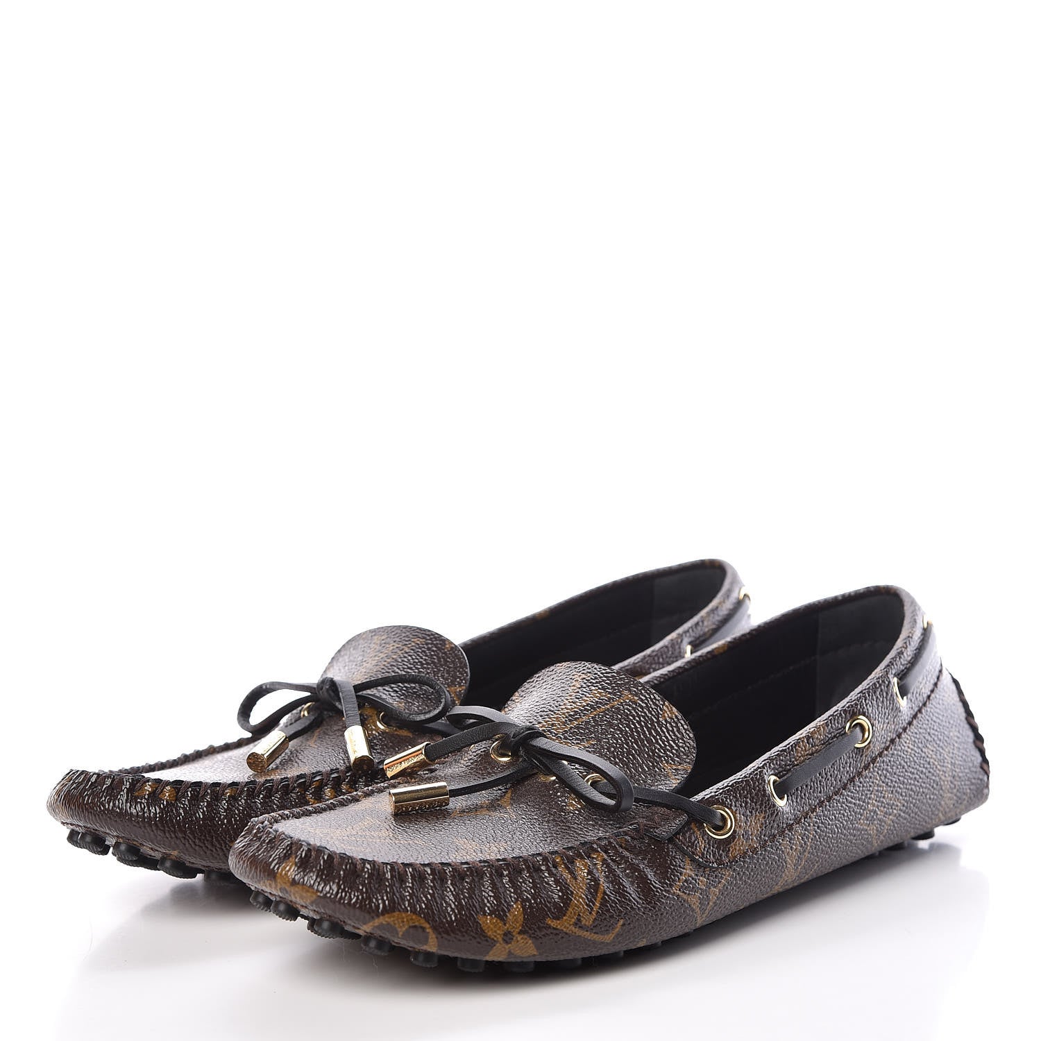 Louis Vuitton Patent Monogram Gloria Loafers 37.5 3 of 10