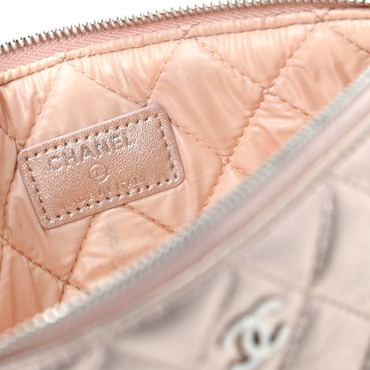 Chanel Metallic Lambskin Quilted Cosmetic Pouch Light Gold 8 of 11
