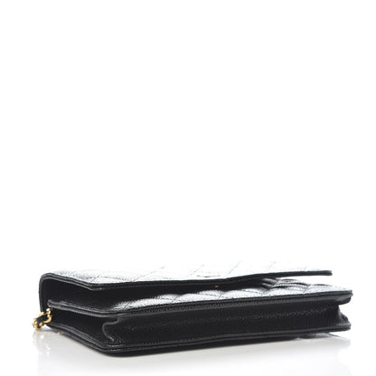 Chanel Caviar Quilted Wallet On Chain WOC Black 4 of 12