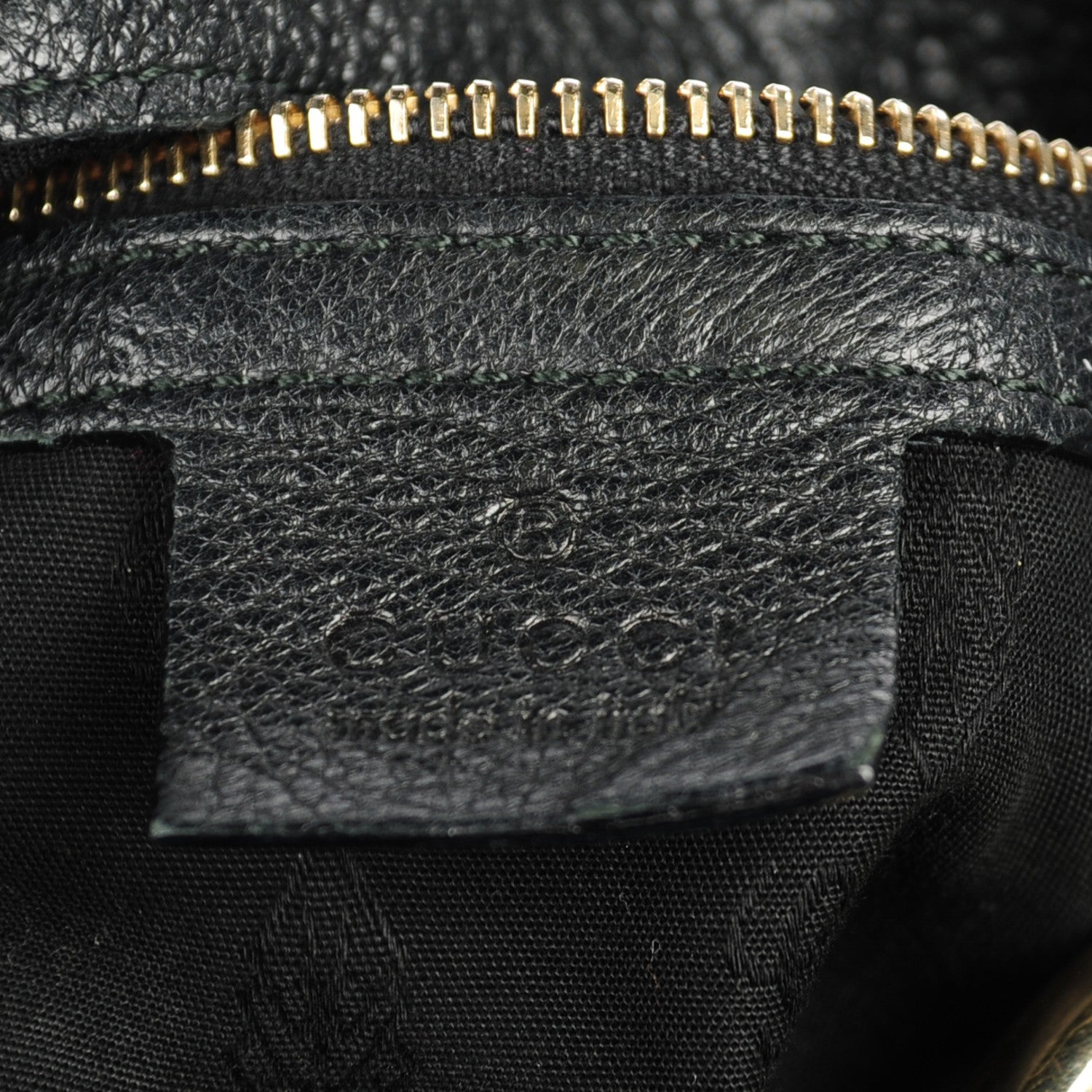 Gucci Leather Medium G Wave Shoulder Bag Black 6 of 7