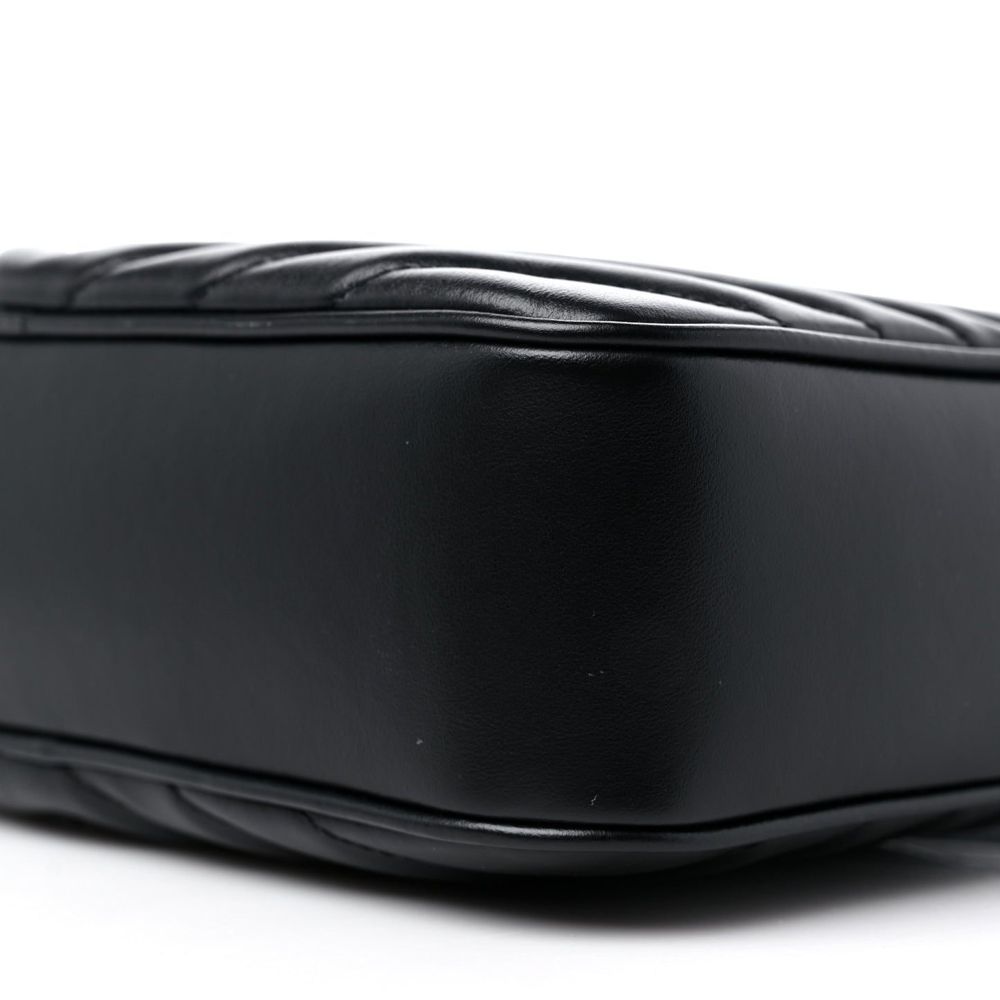 Calfskin Matelasse Monogram Lou Camera Bag Black