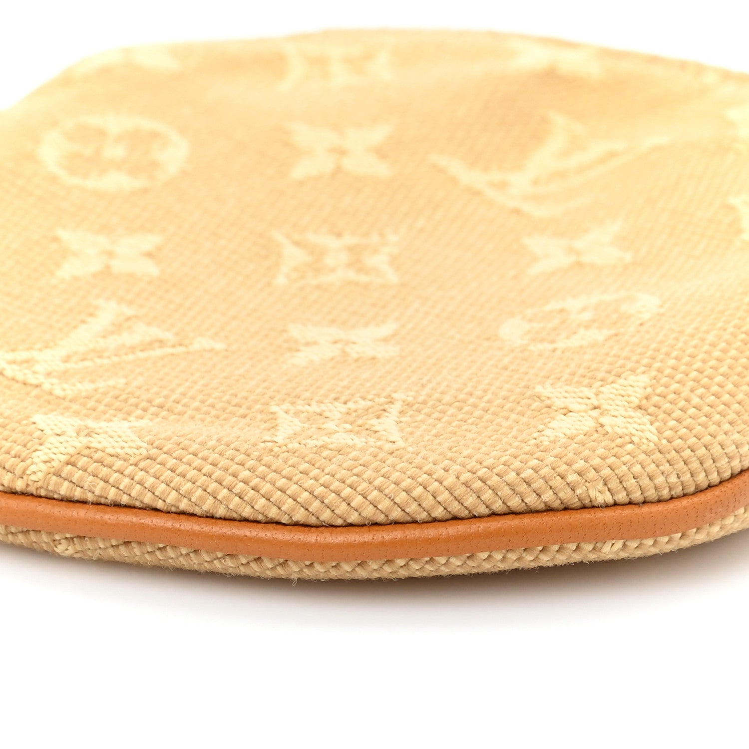 Louis Vuitton Mini Lin Round Coin Purse Beige 8 of 9