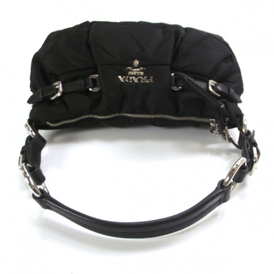 Prada Tessuto Nylon Shoulder Bag Nero 5 of 10
