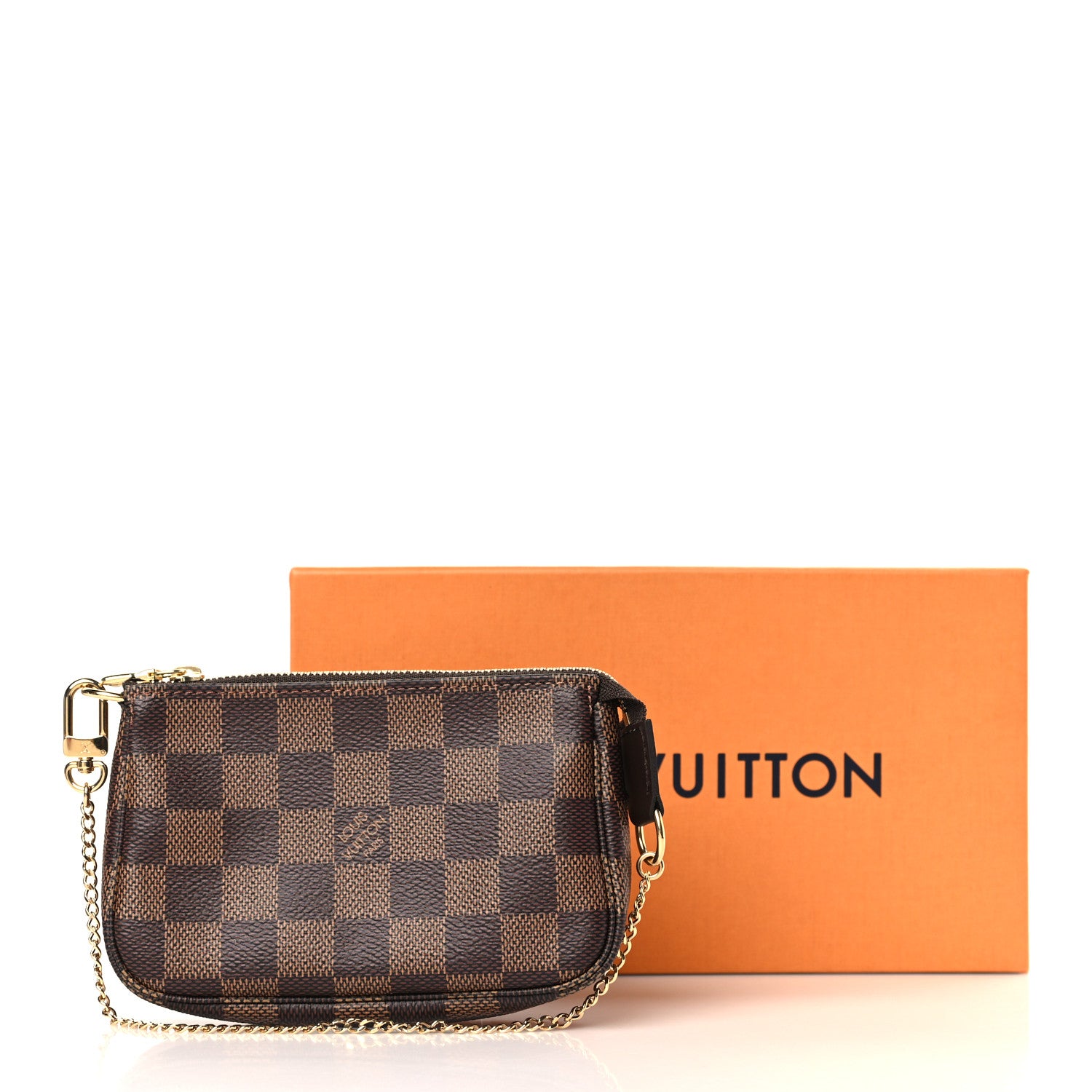 Louis Vuitton Damier Ebene Mini Pochette Accessories 9 of 9
