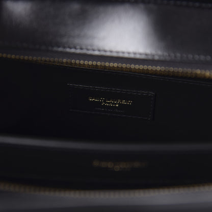 Saint Laurent Shiny Calfskin Medium Uptown Tote Black 8 of 10