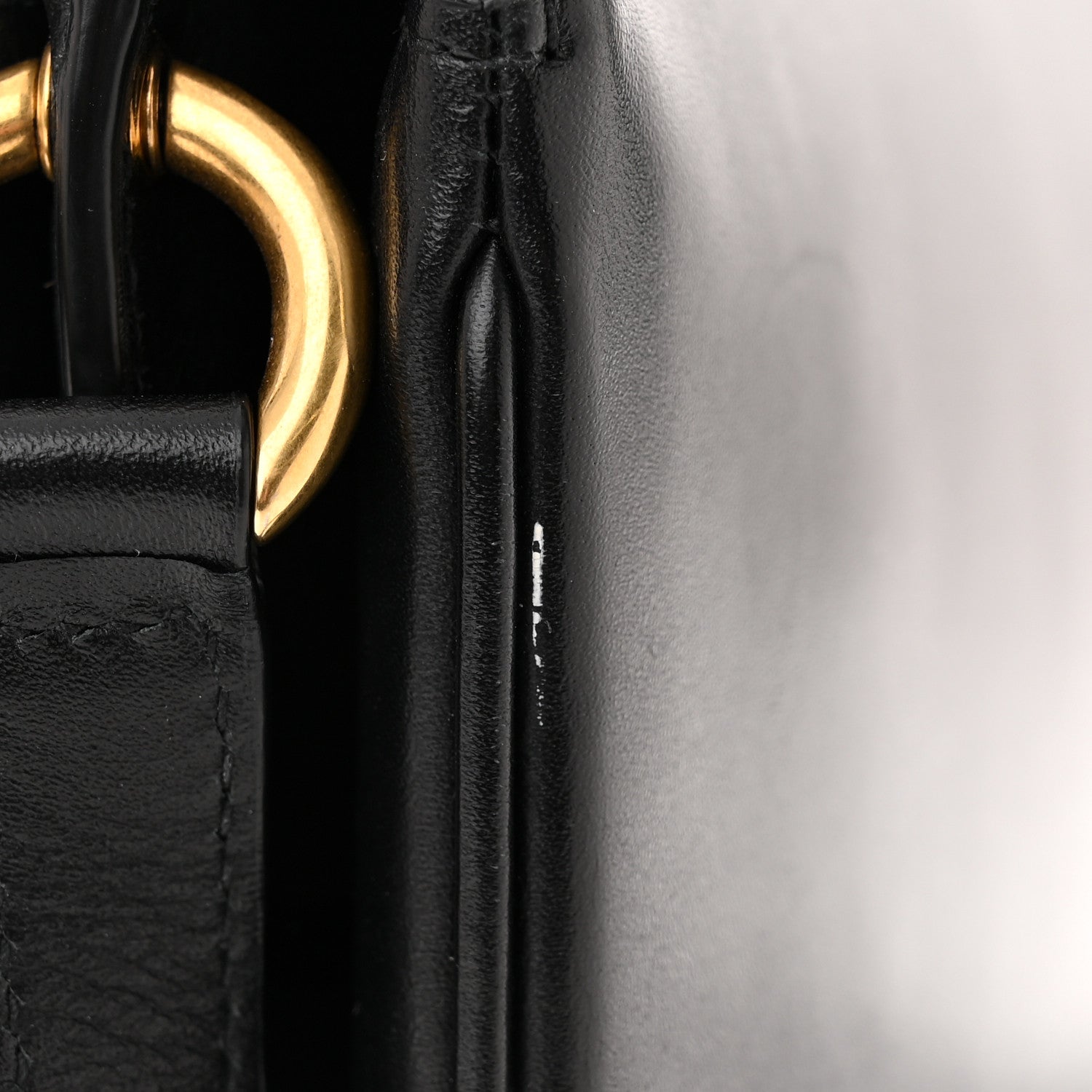 Saint Laurent Smooth Calfskin Le Maillon Satchel Black 13 of 14