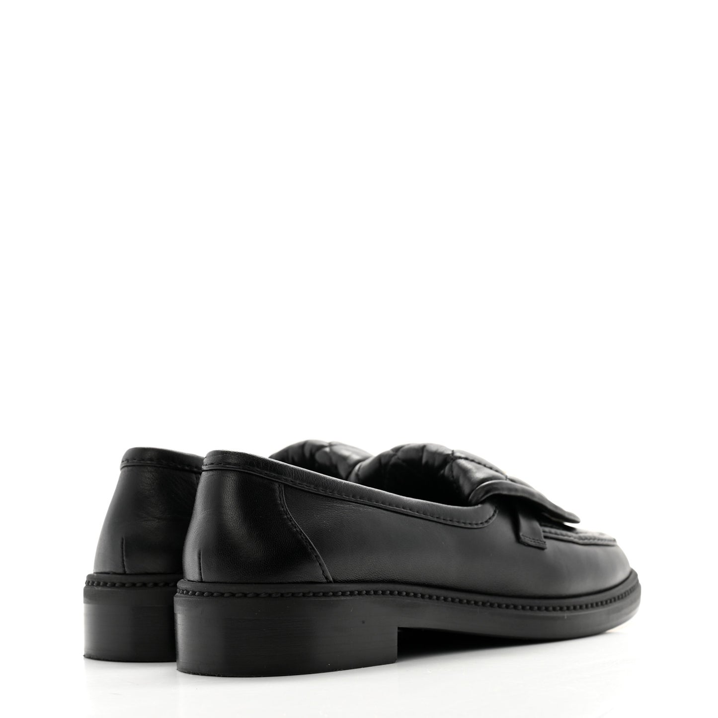 Lambskin Quilted CC Turnlock Loafers 37.5 Black