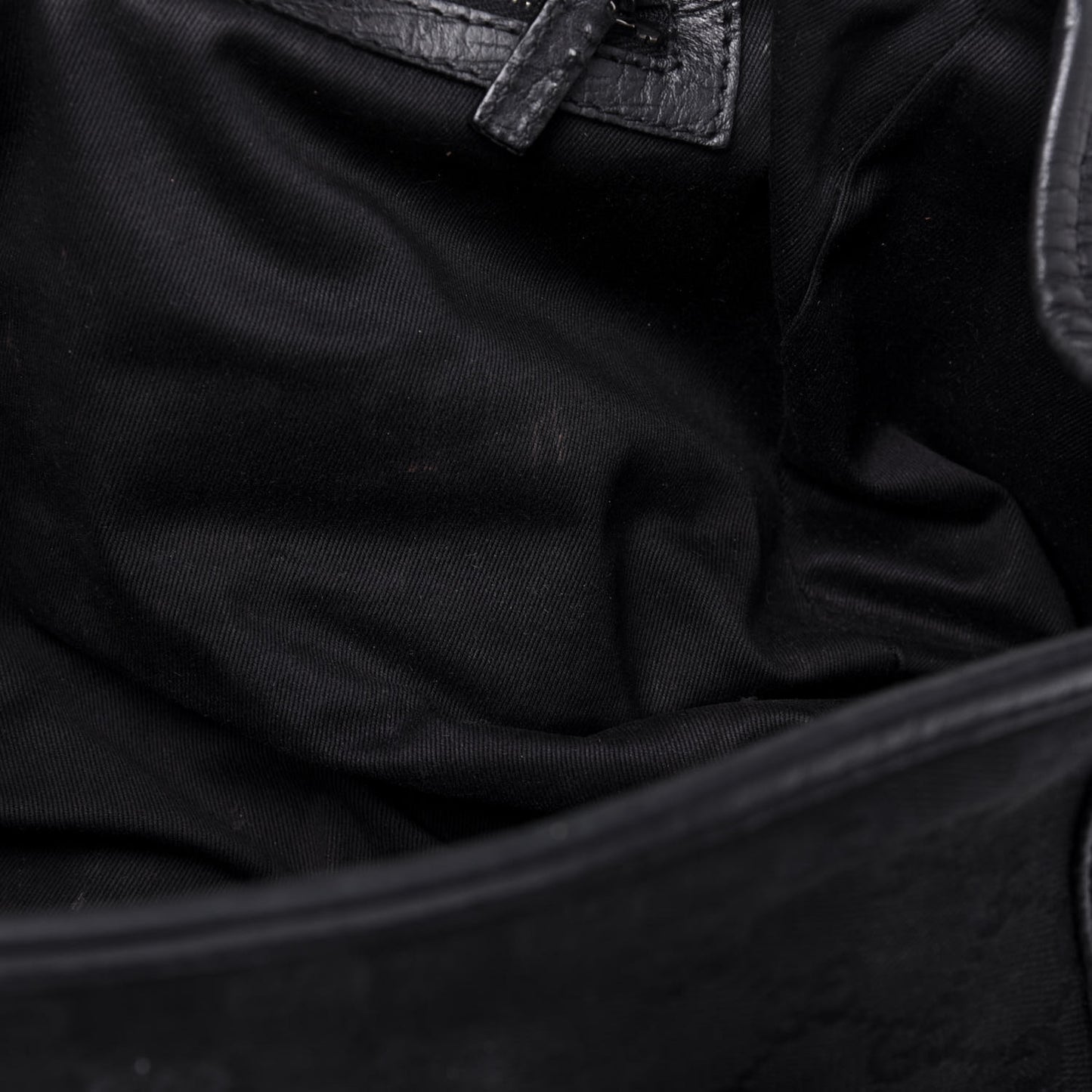 Monogram Bamboo Bullet Bag Black