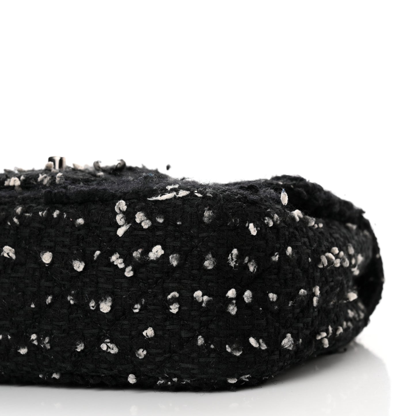 Tweed Elementary Chic Flap Black White