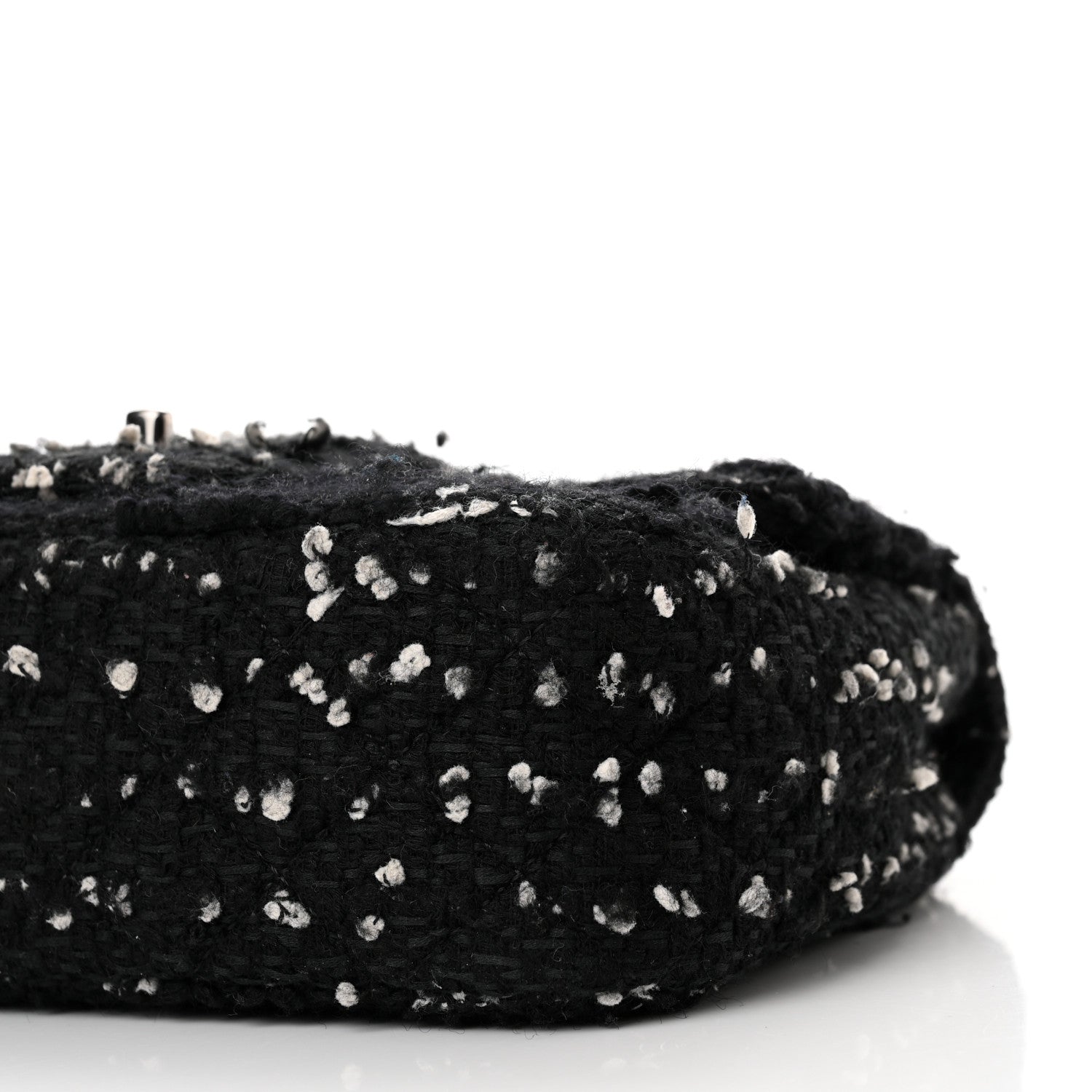 Chanel Tweed Elementary Chic Flap Black White 10 of 10