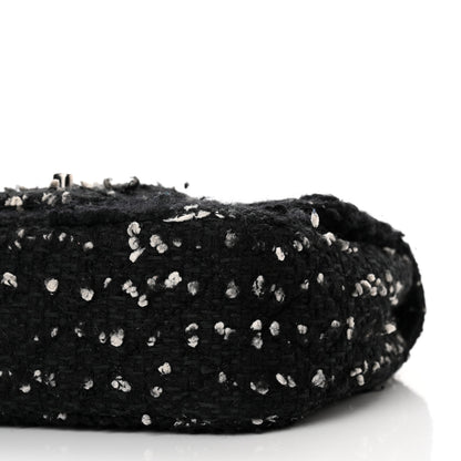 Chanel Tweed Elementary Chic Flap Black White 10 of 10