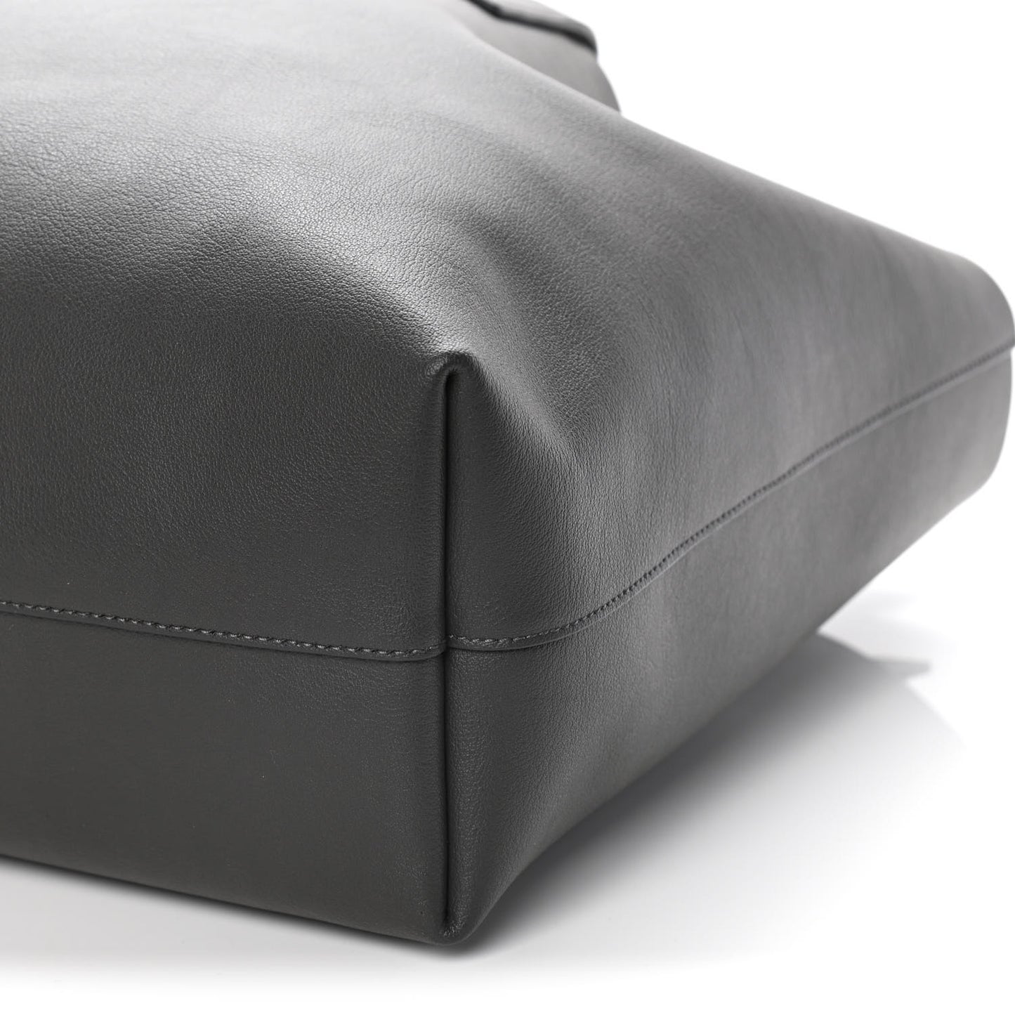 Calfskin Large Shopping Tote Storm