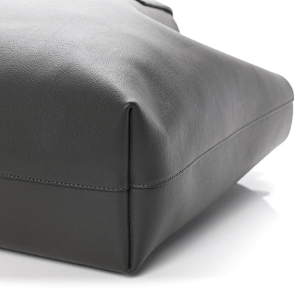 Saint Laurent Calfskin Large Shopping Tote Storm 9 of 9