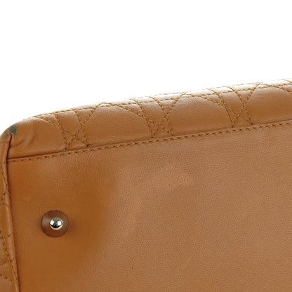 Christian Dior Lambskin Cannage Soft Large Lady Dior Tote Tan 8 of 10