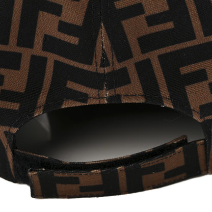 Fendi Canvas FF Reloaded Baseball Hat Tobacco Red 10 of 11