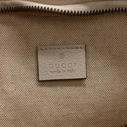 Gucci Grained Calfskin Logo Belt Bag White 6 of 11