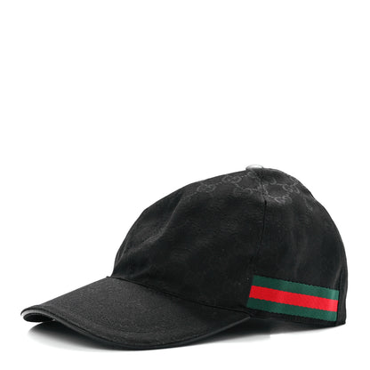 Gucci Monogram Web Baseball Hat M Black 1 of 10