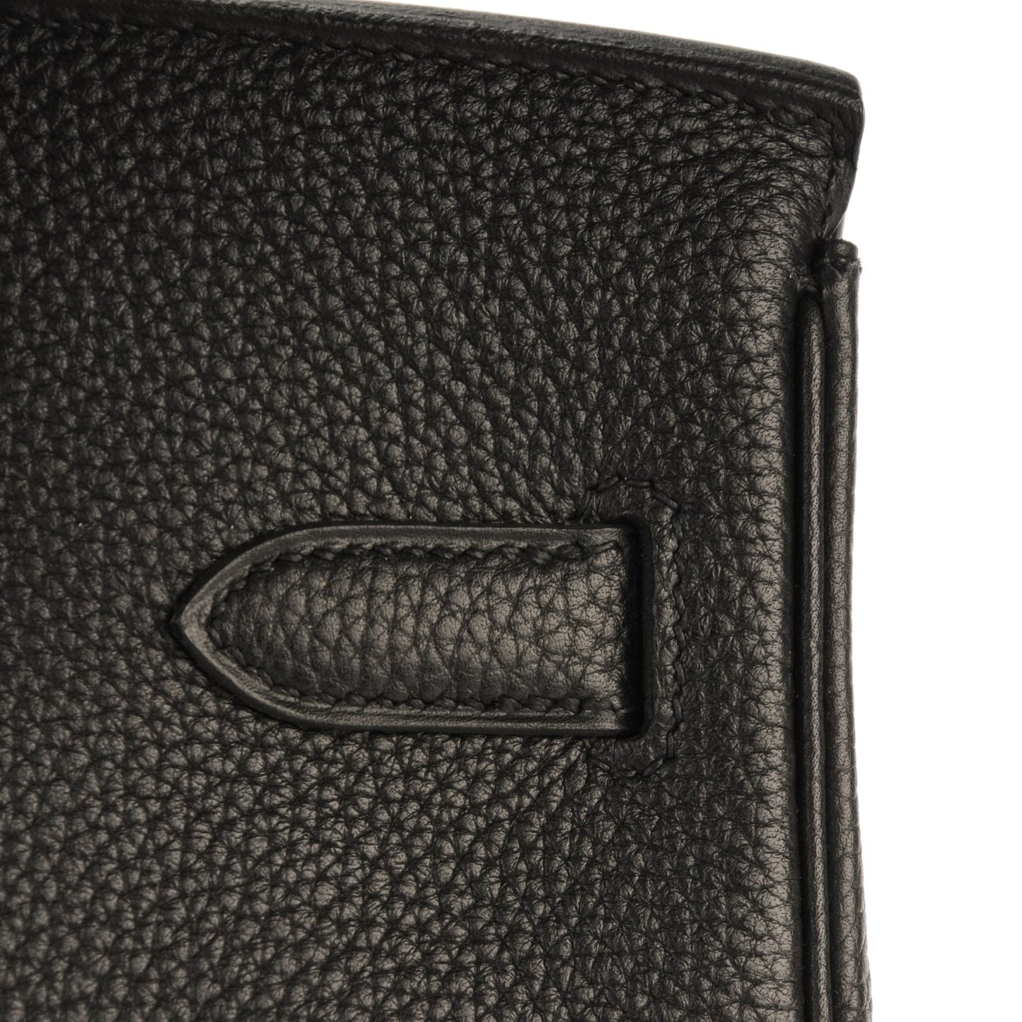 Taurillon Clemence Birkin 30 Black
