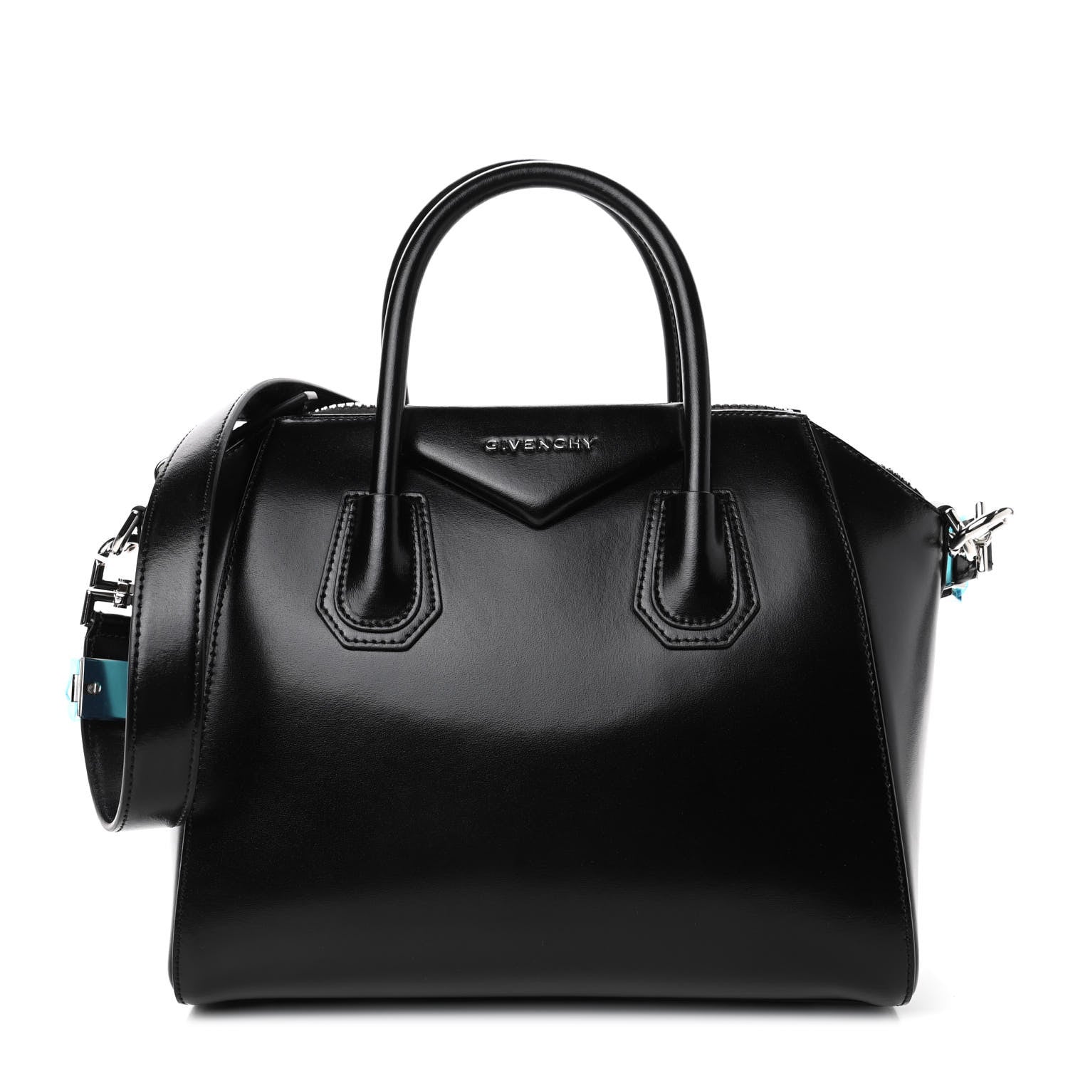 Givenchy Shiny Lord Calfskin Small Antigona Black 1 of 4