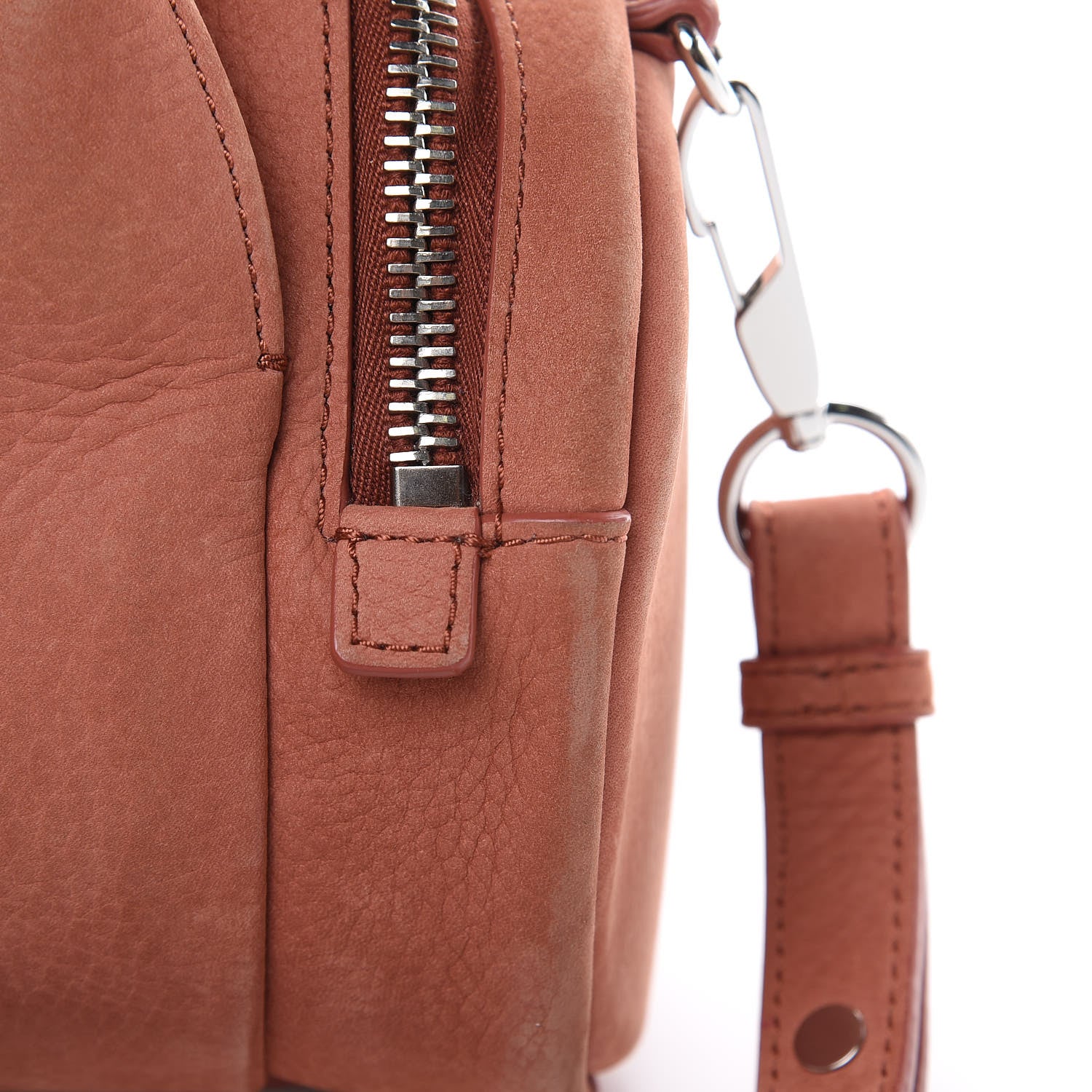Alexander Wang Nubuck Mini Rockie Silver Hardware Terra Cotta 13 of 18