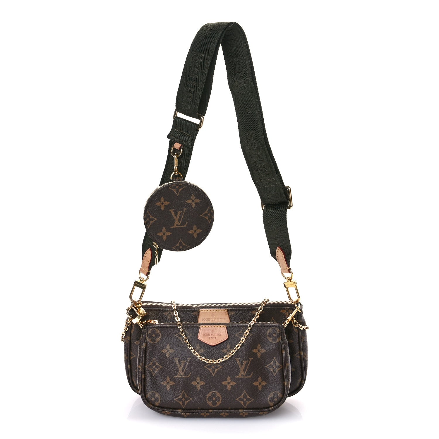 Louis Vuitton Monogram Multi Pochette Accessories Kaki 1 of 14