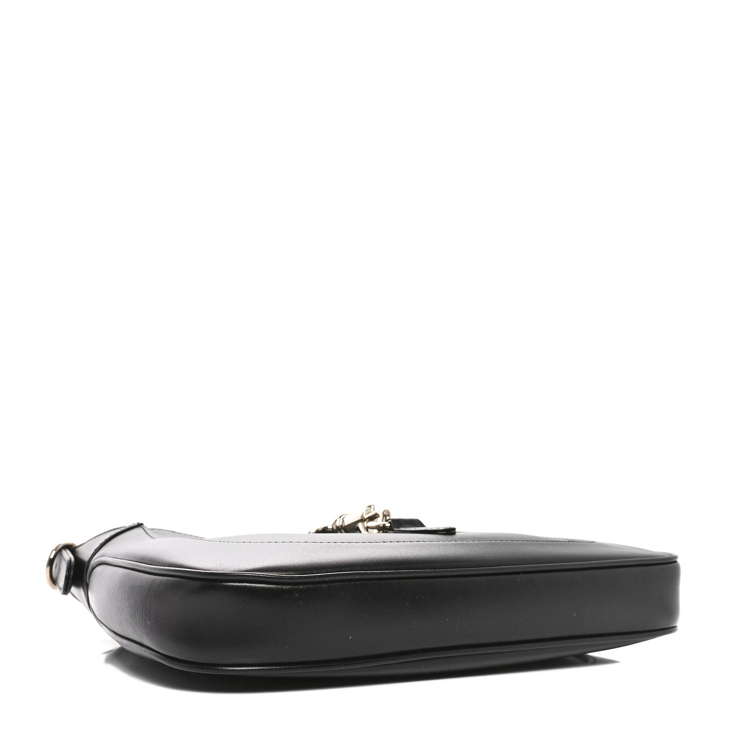 Calfskin Small Jackie Shoulder Bag Black