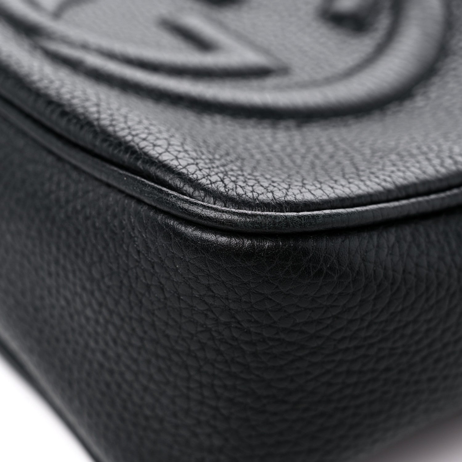 Gucci Pebbled Calfskin Small Soho Disco Bag Black 10 of 15