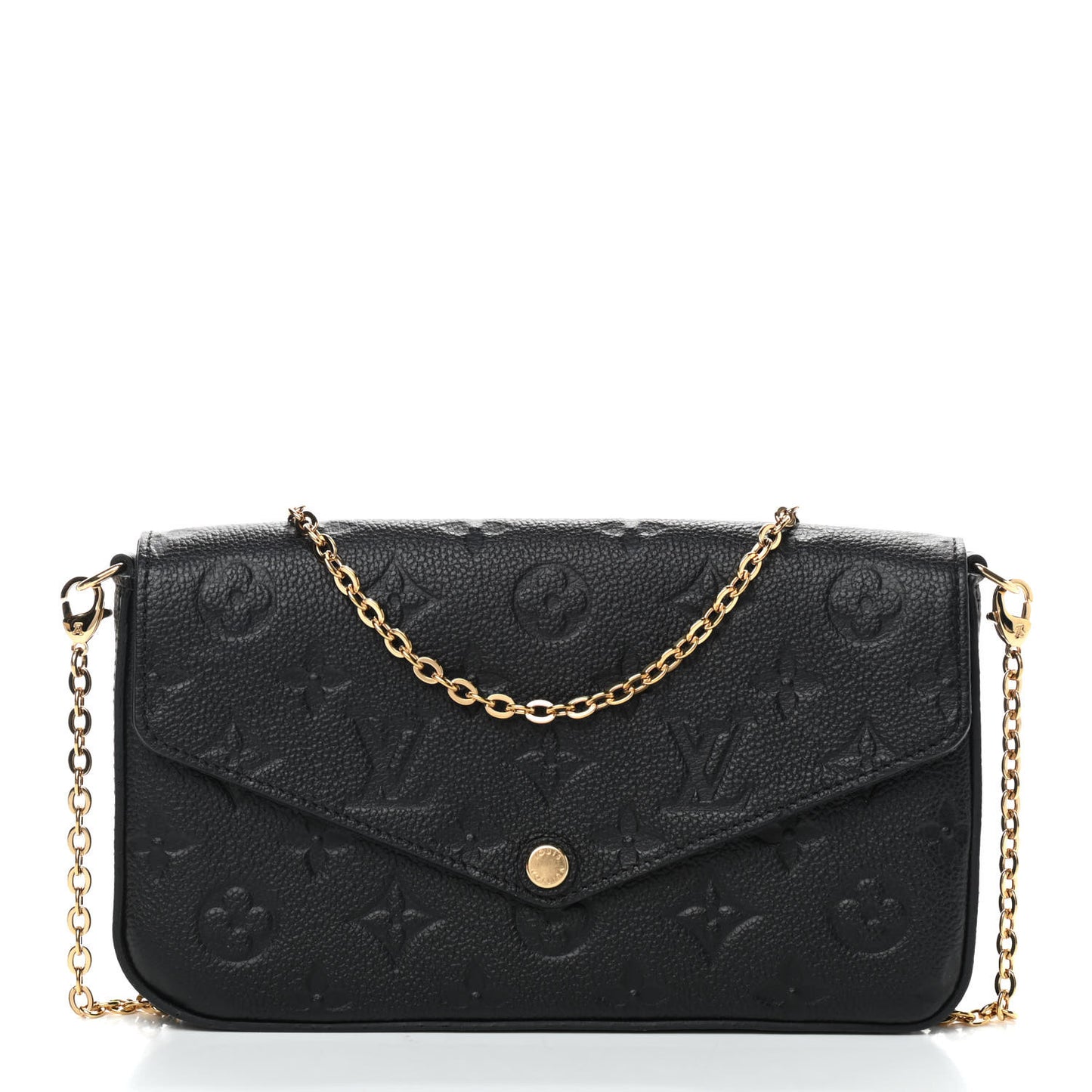 Empreinte Pochette Felicie Chain Wallet Black