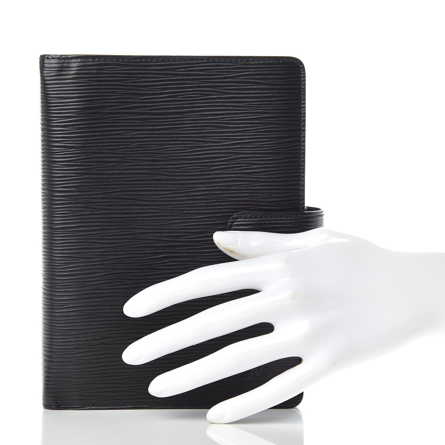 Epi Medium Ring Agenda Cover Black
