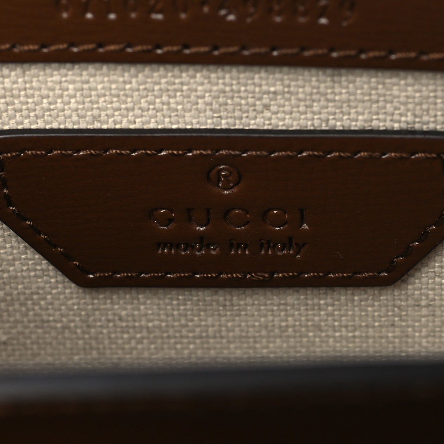 GG Supreme Monogram Azalea Calfskin Mini Retro Interlocking G Flap Shoulder Bag Beige Ebony Brown Sugar