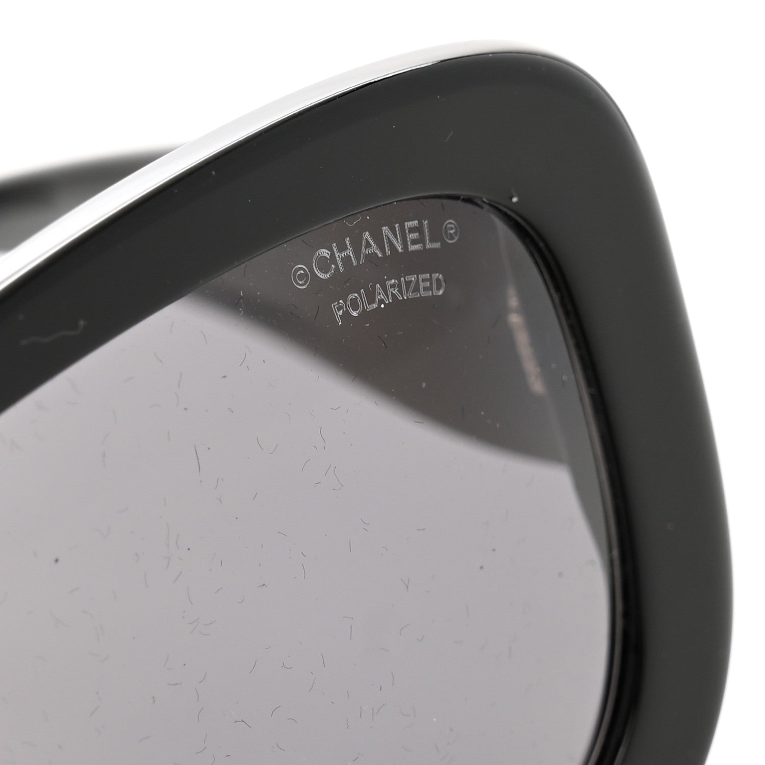 Chanel Acetate Polarized CC Sunglasses 5468-B-A Black 7 of 8