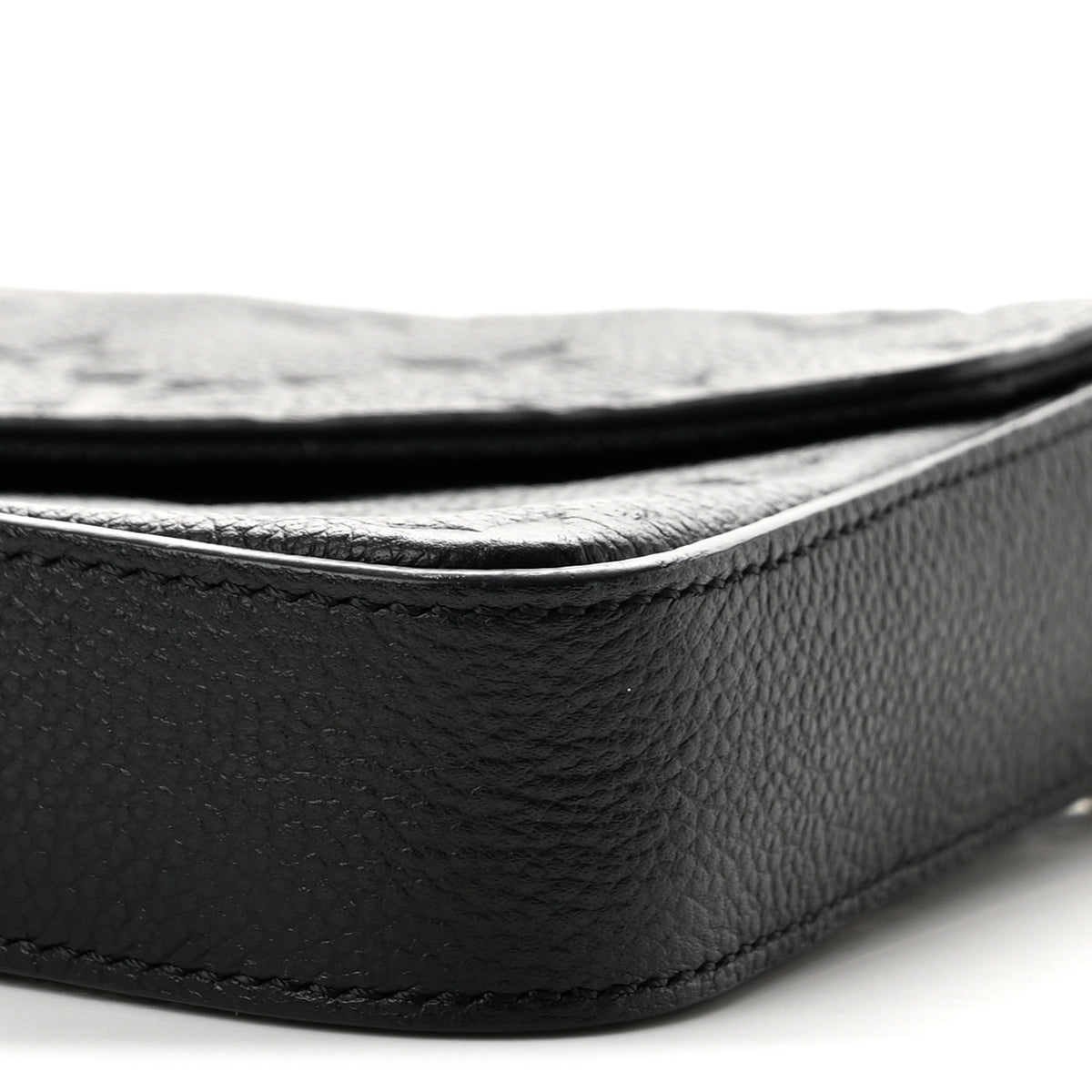 Louis Vuitton Empreinte Pochette Felicie Chain Wallet Black 10 of 11