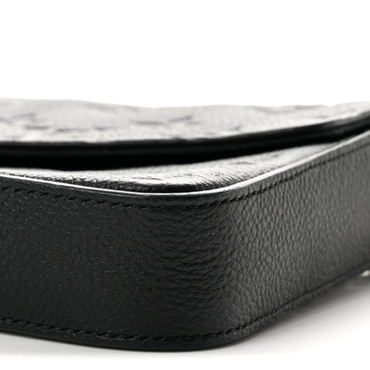 Louis Vuitton Empreinte Pochette Felicie Chain Wallet Black 10 of 11