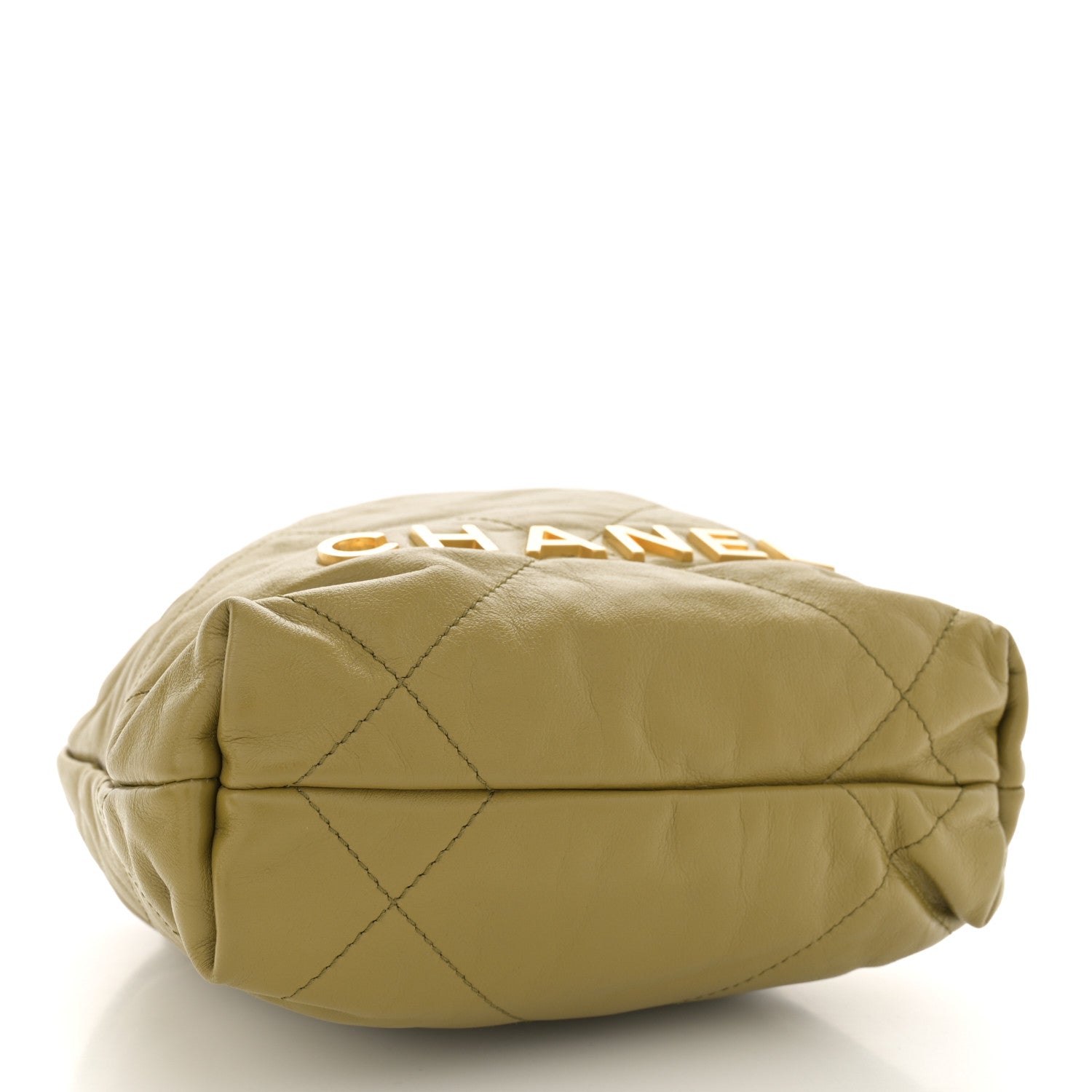 Chanel Shiny Calfskin Quilted Mini Chanel 22 Green 4 of 10