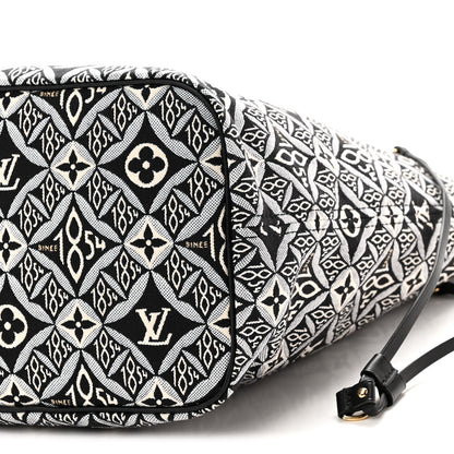 Louis Vuitton Jacquard Since 1854 Neverfull MM Grey 9 of 9