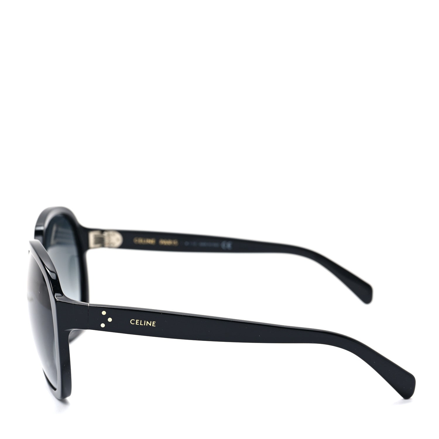 Celine Acetate Round Sunglasses CL40147I Black 3 of 6