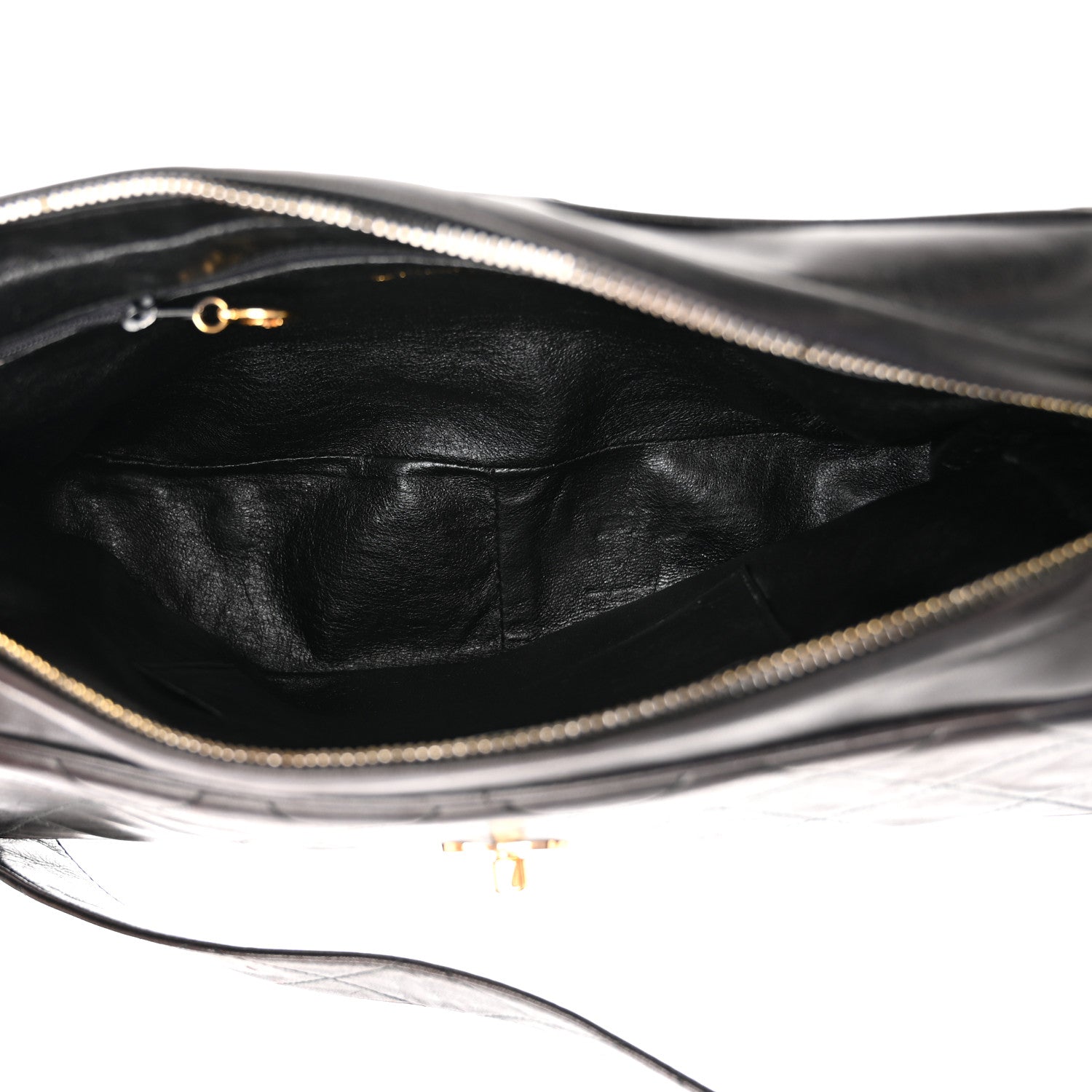 Chanel Lambskin Quilted Tassel Camera Case Black 5 of 14