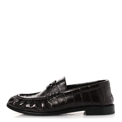 Saint Laurent Supple Eel Le 15 Loafer Penny Slippers 39 Burnt Brown 1 of 10